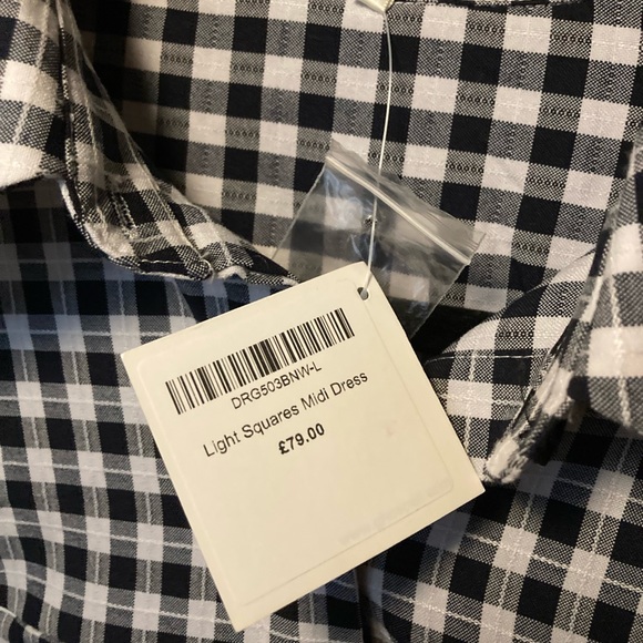 Ghosphell Light Squares Midi Dress - Picture 6 of 6